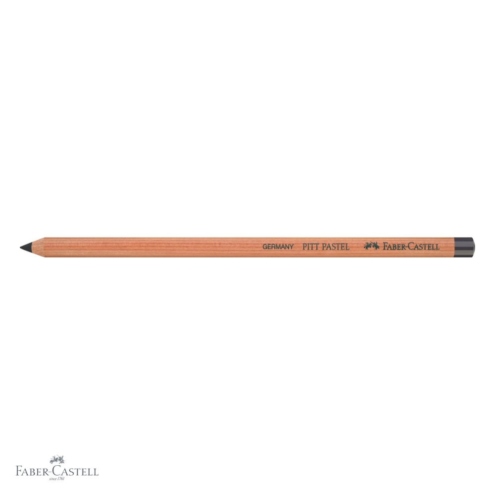 Creion pastel profesional Faber-Castell Pitt, culoare gri Payne, pe baza de ulei, pentru detalii fine si contururi [4]