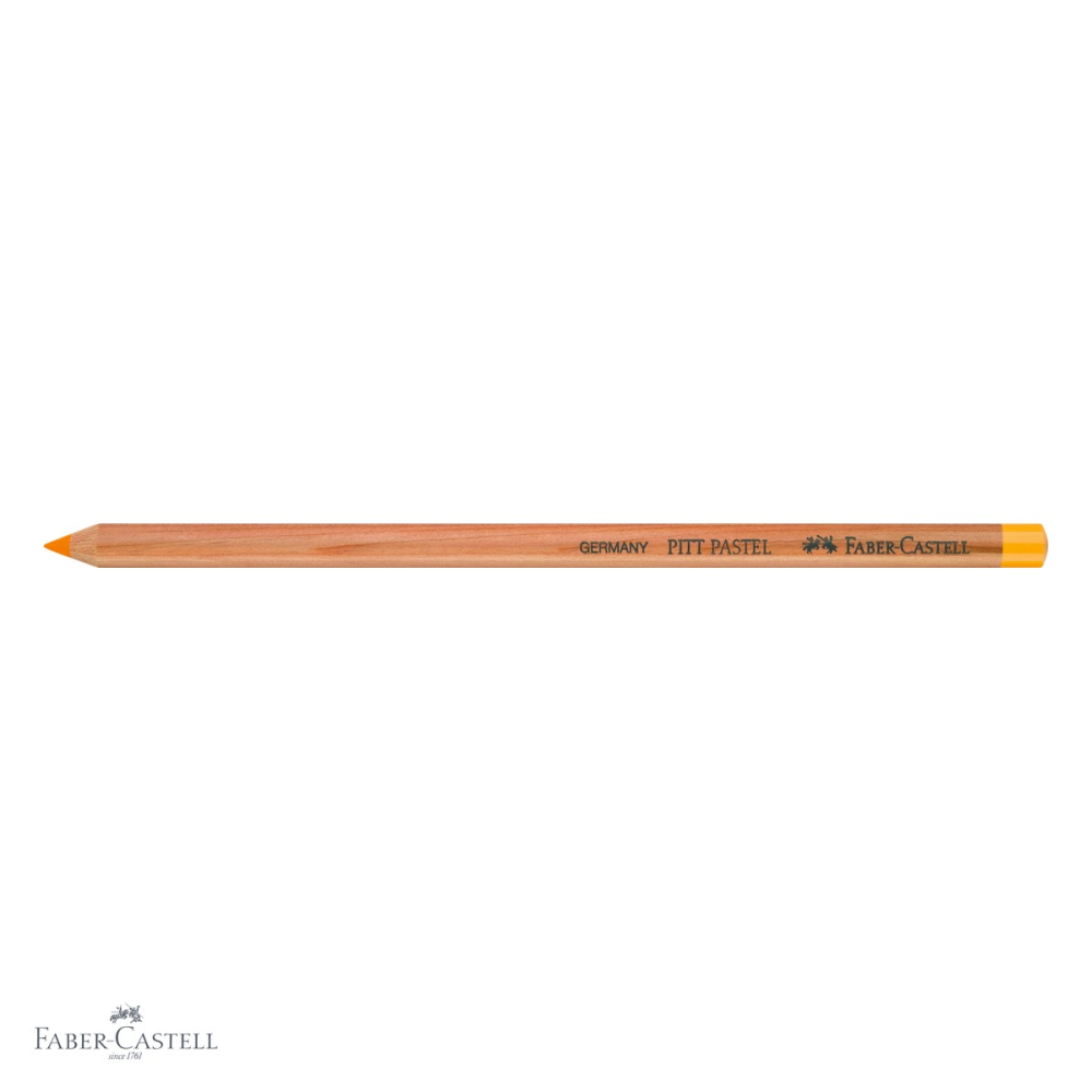 Creion pastel uleios Faber-Castell Pitt Galben Crom Deschis, pigmenti de calitate superioara, pentru detalii fine si contururi [4]