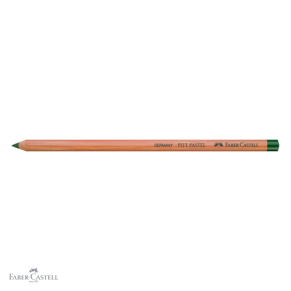 Creion pastel uleios Faber-Castell Pitt, verde oliv, pentru detalii fine si contururi artistice [4]