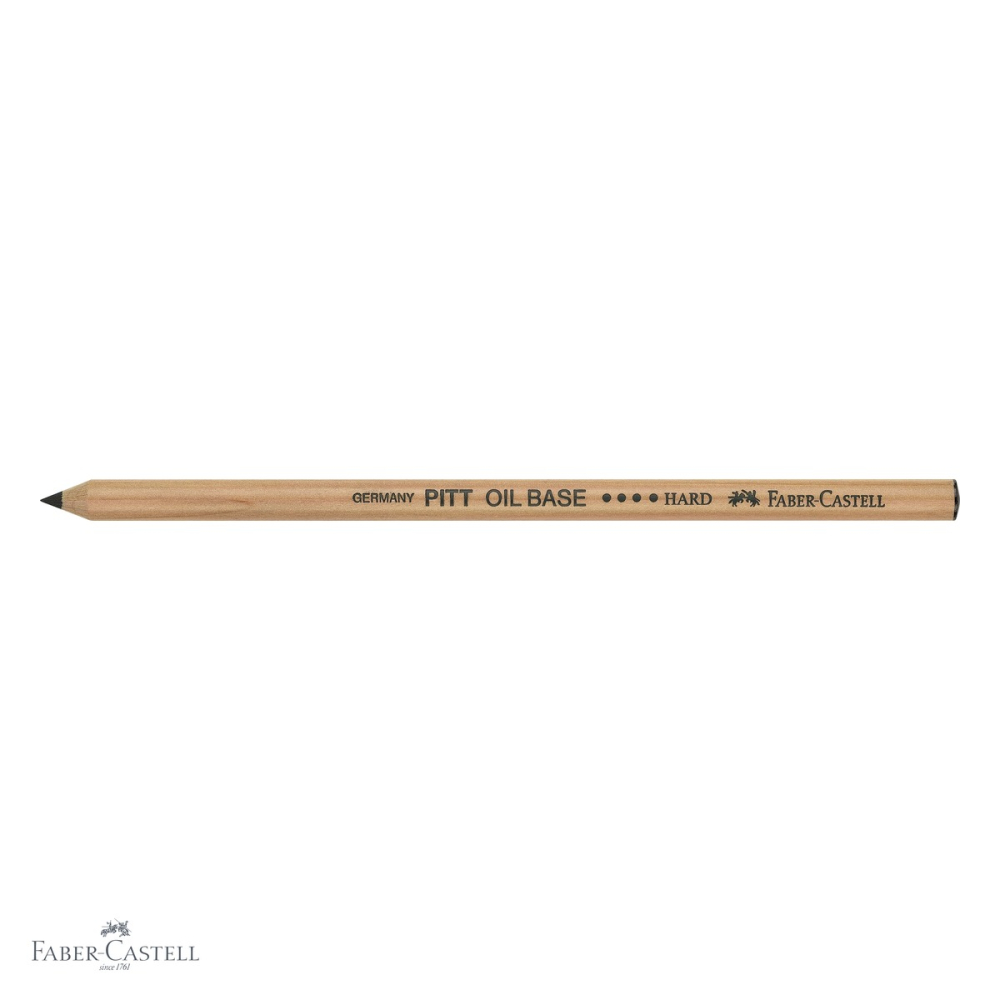 Creion ulei pastel Faber-Castell Pitt, negru dur, pentru contururi si detalii fine [4]