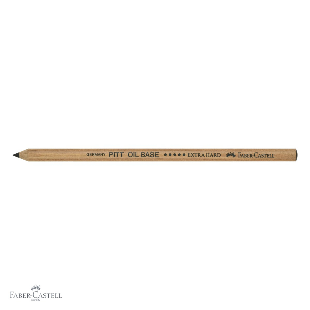 Creion ulei pastel Faber-Castell Pitt, negru extra dur, pentru contururi si detalii fine [4]