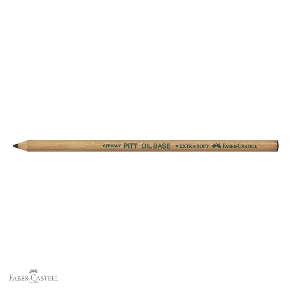 Creion ulei pastel Faber-Castell Pitt, negru extra soft, pentru contururi si detalii fine [4]