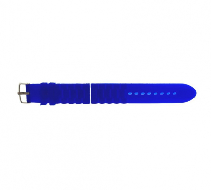 Curea ceas CSC-01BL-24 siliconica, albastra, 24mm [4]