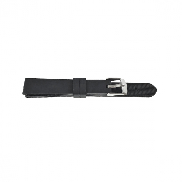 Curea de ceas CB14-01 din silicon negru , 14mm [3]