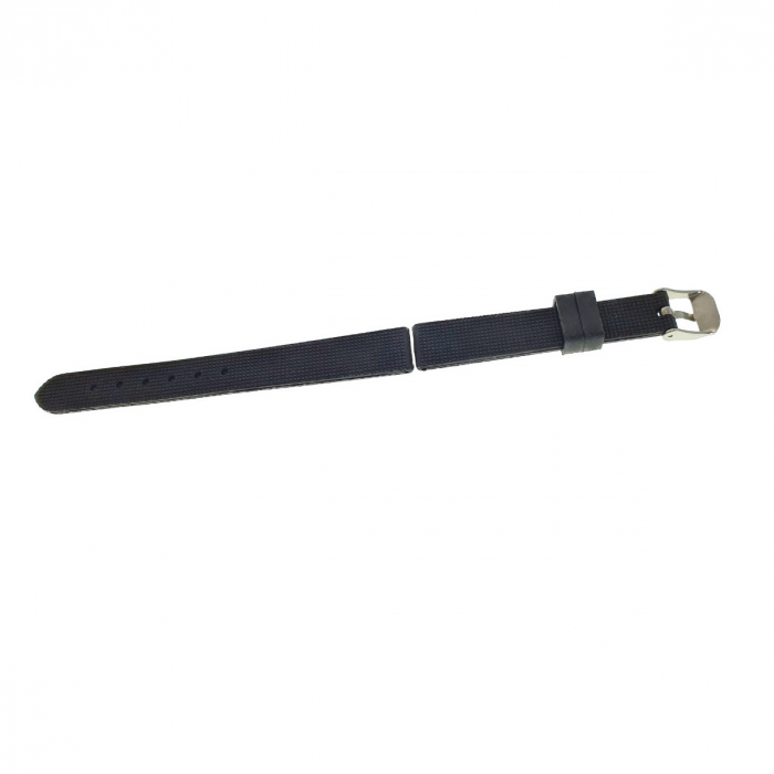 Curea de ceas CB14-01 din silicon negru , 14mm [5]