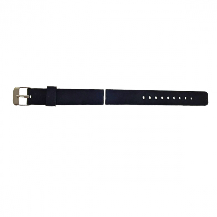 Curea de ceas CB16-01 din silicon negru , 16mm [2]