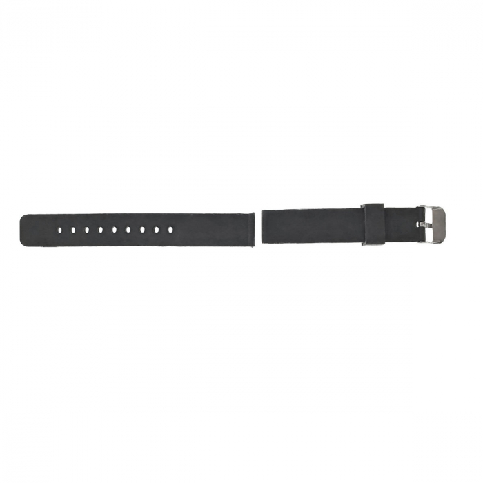 Curea de ceas CB16-01 din silicon negru , 16mm [3]