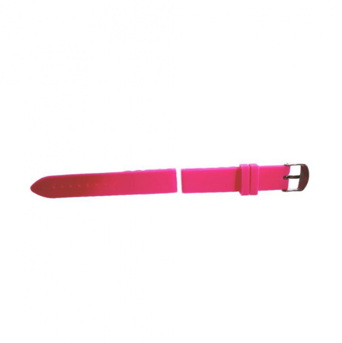 Curea de ceas P20-01 din silicon roz , 20mm [4]