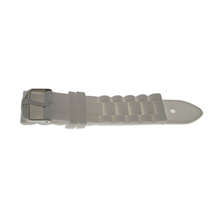Curea de ceas W18-01 din silicon alb , 18mm [2]