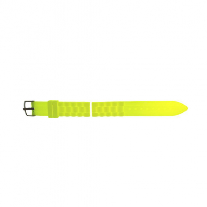 Curea de ceas Y22-01 din silicon galben fluorescent , 22mm [2]