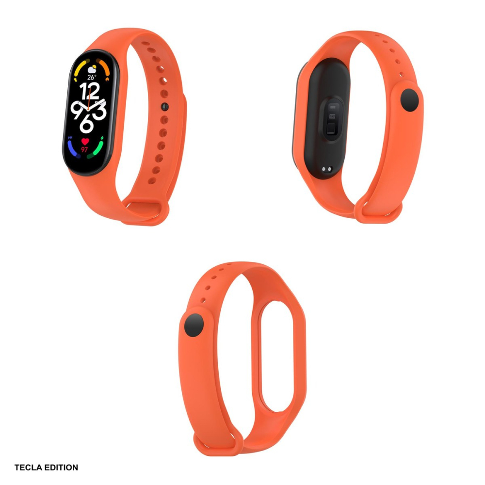 Curea smartwatch pentru Xiaomi Mi Band 5/6, portocaliu [4]