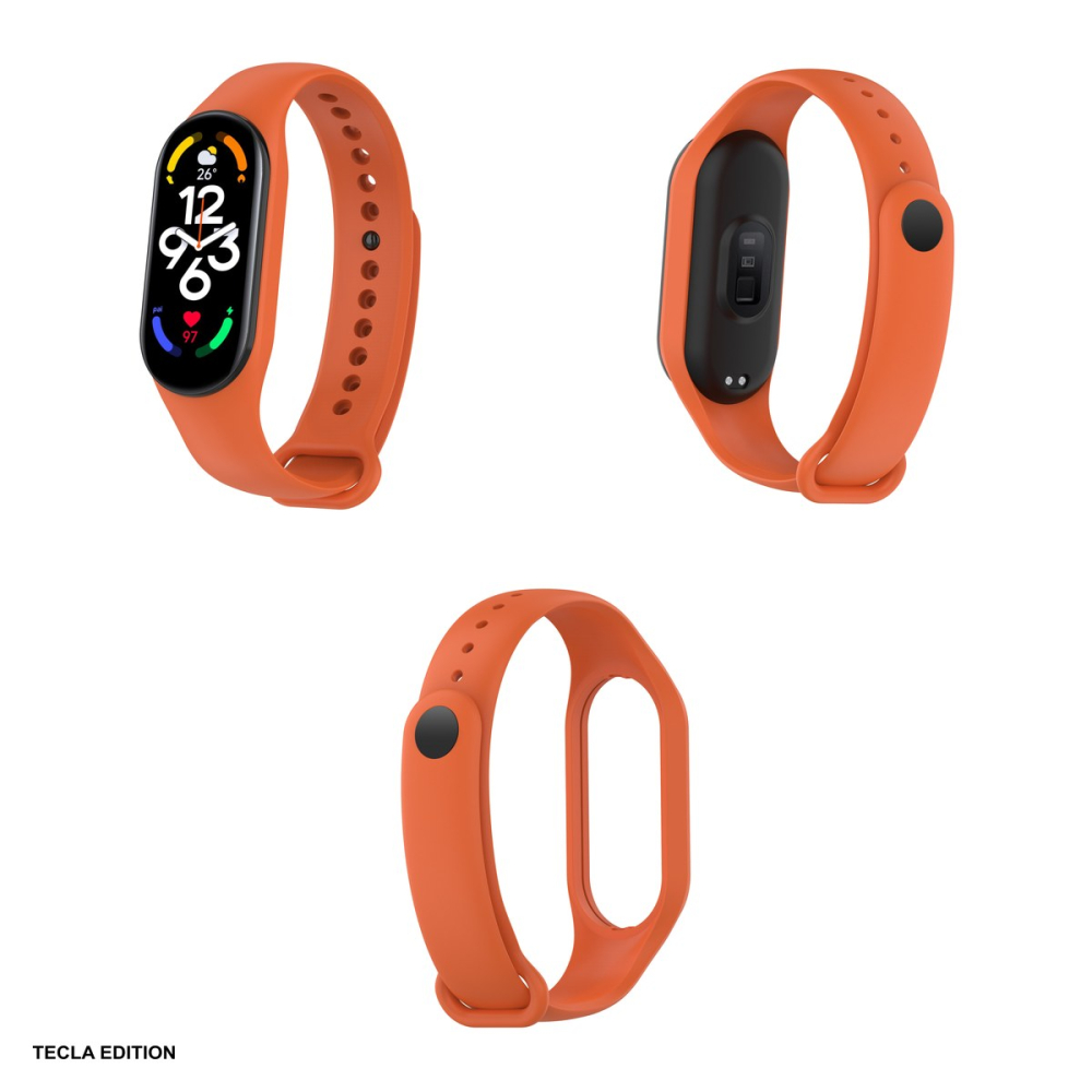Curea smartwatch pentru Xiaomi Mi Band 7, portocaliu [4]
