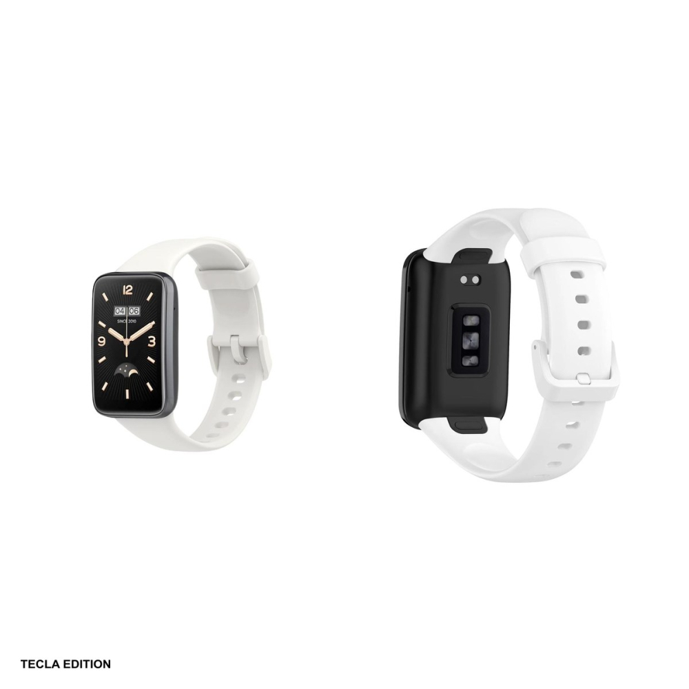 Curea smartwatch pentru Xiaomi Mi Band 7 Pro, silicon, alb [4]