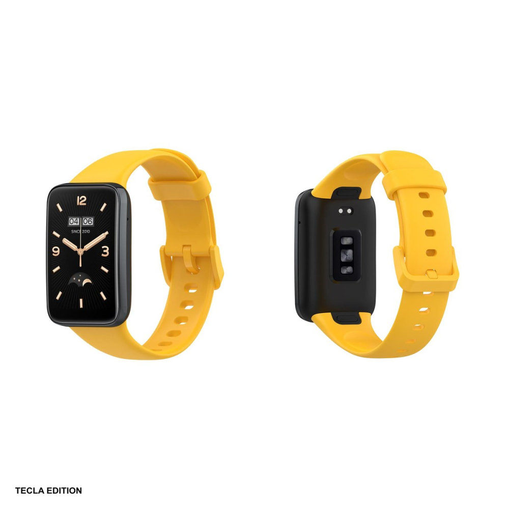Curea smartwatch pentru Xiaomi Mi Band 7 Pro, silicon, galben [4]