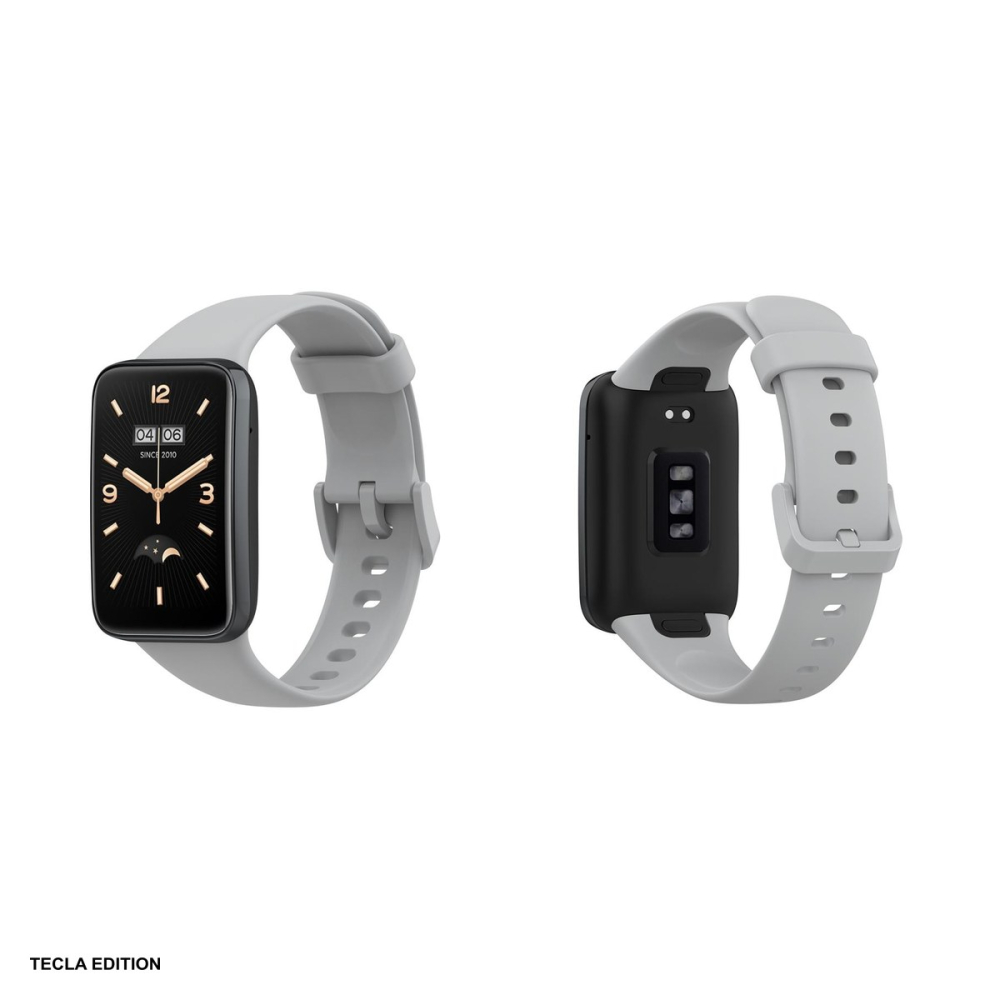 Curea smartwatch pentru Xiaomi Mi Band 7 Pro, silicon, gri [4]