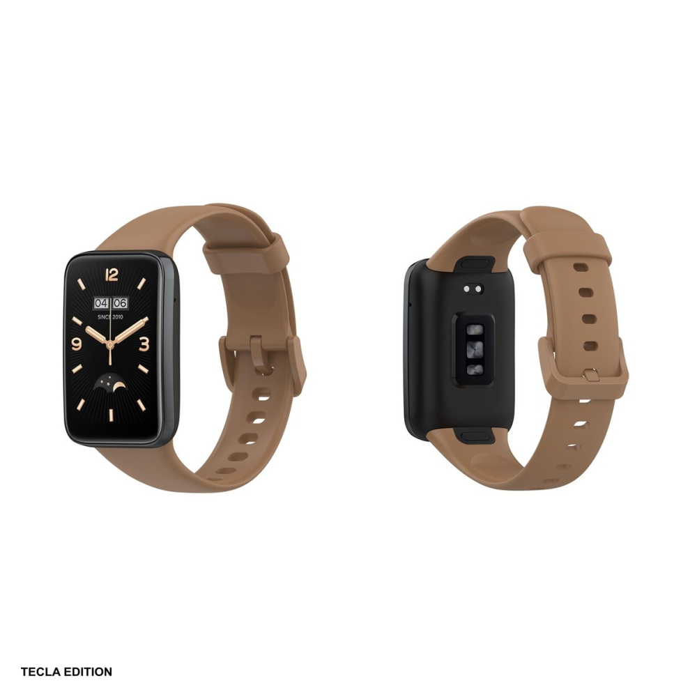 Curea smartwatch pentru Xiaomi Mi Band 7 Pro, silicon, maro [4]