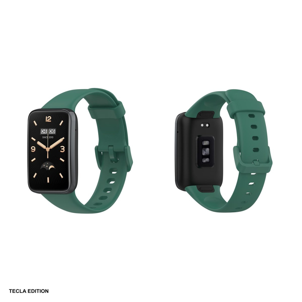 Curea smartwatch pentru Xiaomi Mi Band 7 Pro, silicon, verde [4]