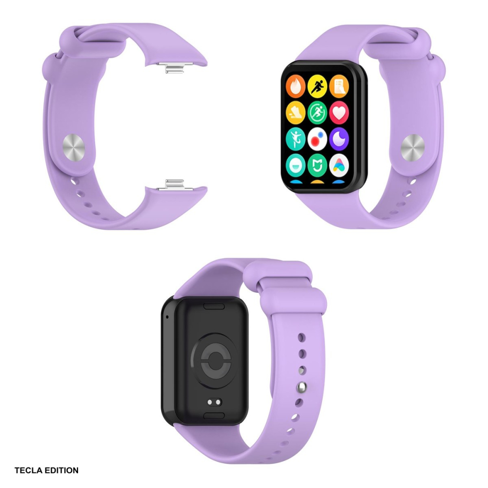 Curea smartwatch pentru Xiaomi Mi Band 8 Pro, silicon, mov [4]