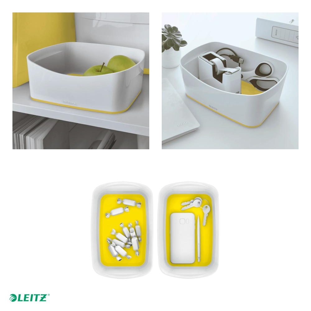Cutie depozitare Leitz WOW MyBox, 24x9x16 cm, galben [4]