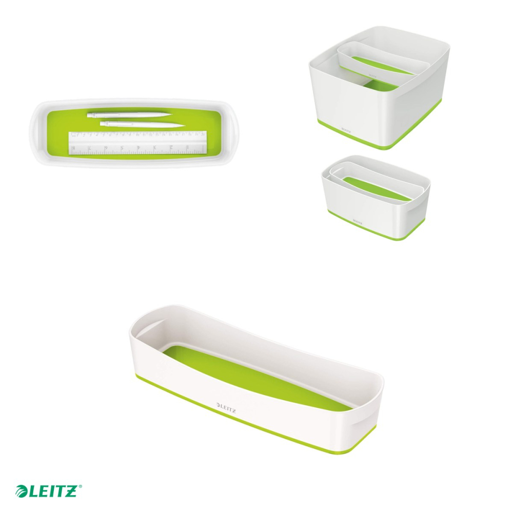 Cutie depozitare Leitz WOW MyBox, 30x5x10 cm, verde [4]