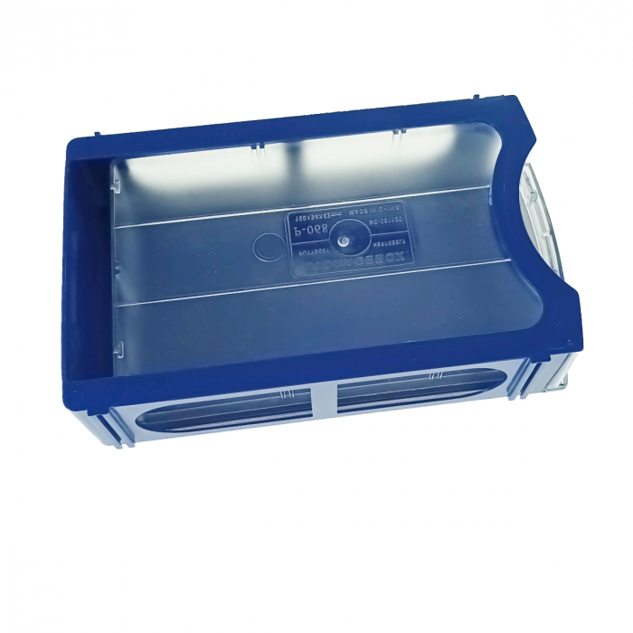 Cutie depozitare tip sertar modular, 160x94x41mm, P-068, din plastic, albastra [4]