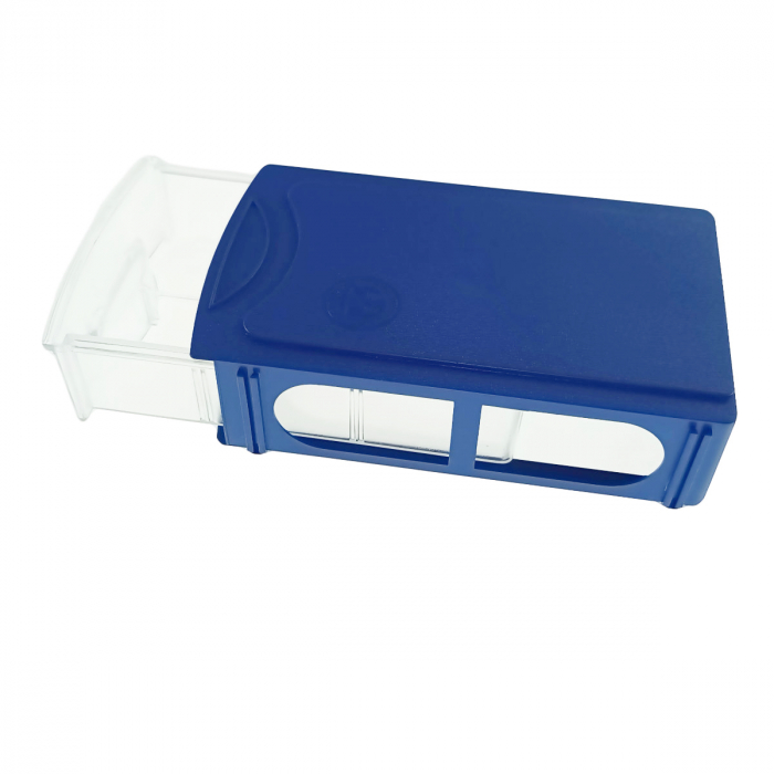 Cutie depozitare tip sertar modular, 160x94x41mm, P-068, din plastic, albastra [2]