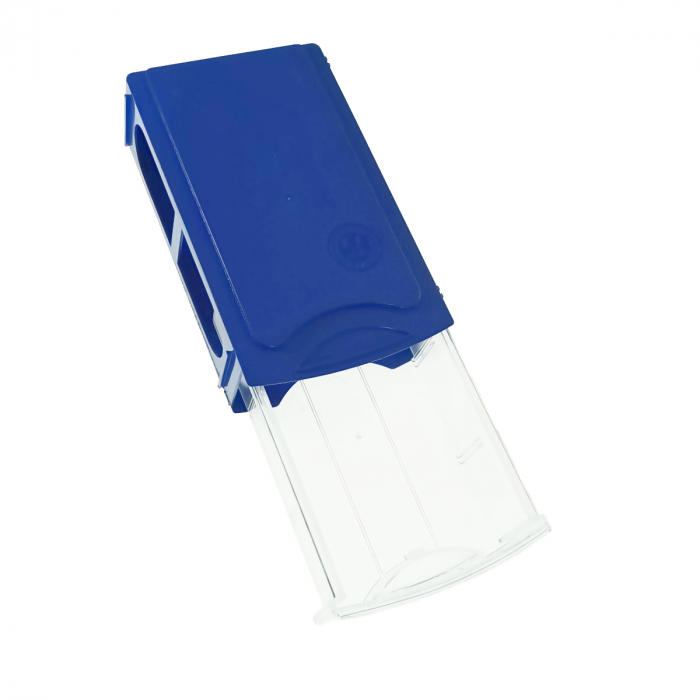 Cutie depozitare tip sertar modular, 160x94x41mm, P-068, din plastic, albastra [3]