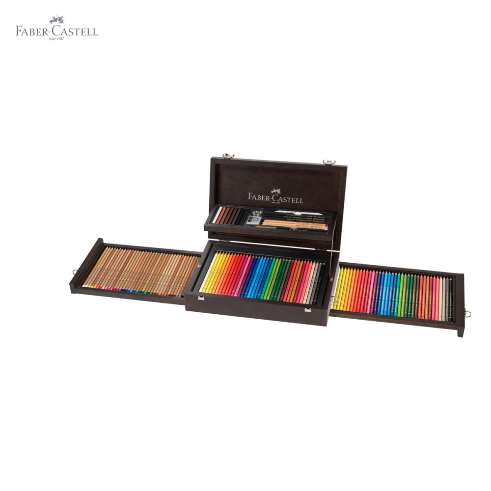 Cutie lemn Faber-Castell colectie arta si grafica, set 36 instrumente artistice Polychromos, Albrecht Durer si Pitt [5]