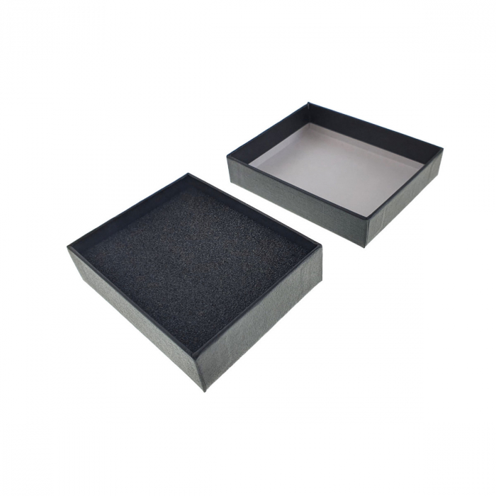 Cutie personalizabila Platinet Pendrive Box 45155, 98x78x25mm, pentru memorie USB, cu capac, neagra [6]