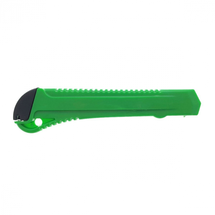 Cutter FS-11469BL, cu lama 80x18mm si maner plastic 150mm, verde [2]