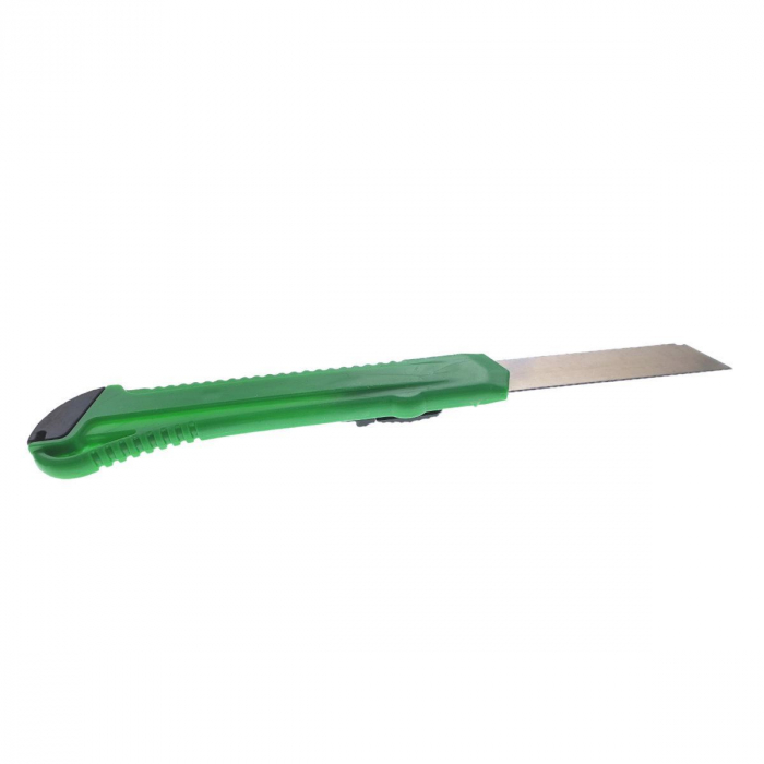 Cutter FS-11469BL, cu lama 80x18mm si maner plastic 150mm, verde [3]