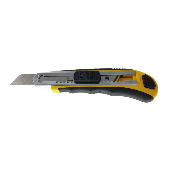 Cutter FS-11472 cu lama 100x18mm,maner cu insertie cauciuc si 7 rezerve [4]