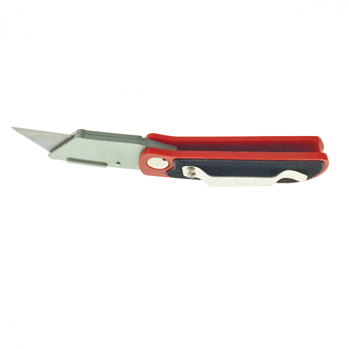 Cutter retractabil cu autoblocare si 5 rezerve, cu agatatoare, 150 x 25 x 20mm [4]