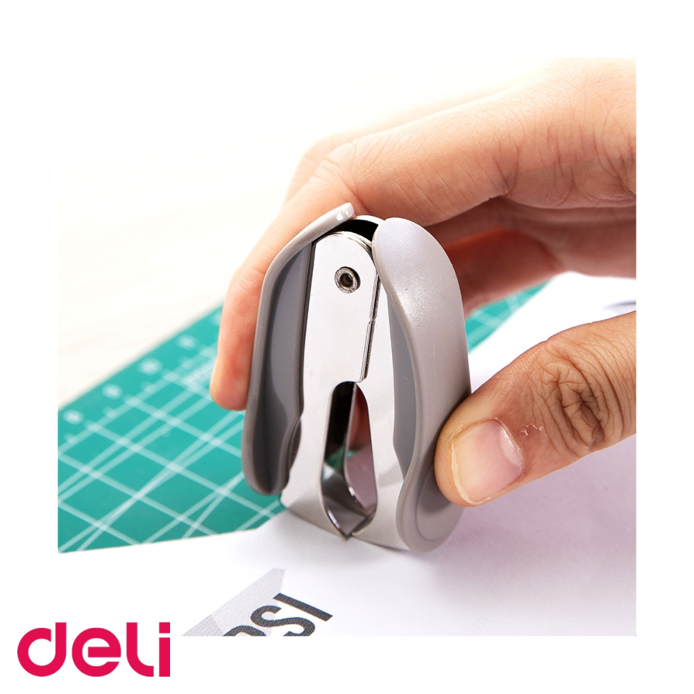 Decapsator Deli E0232, gheare puternice pentru capse nr. 10, 24/6 si 26/6, culori asortate pentru birou [4]