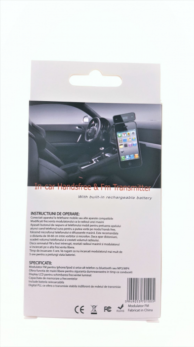 Modulator FM pentru smartphone, functia hands free [6]