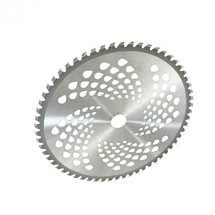 Disc circular pentru motocositoare, 60 dinti, gauri de ventilatie, Dimensiune: 255x255x2mm [2]