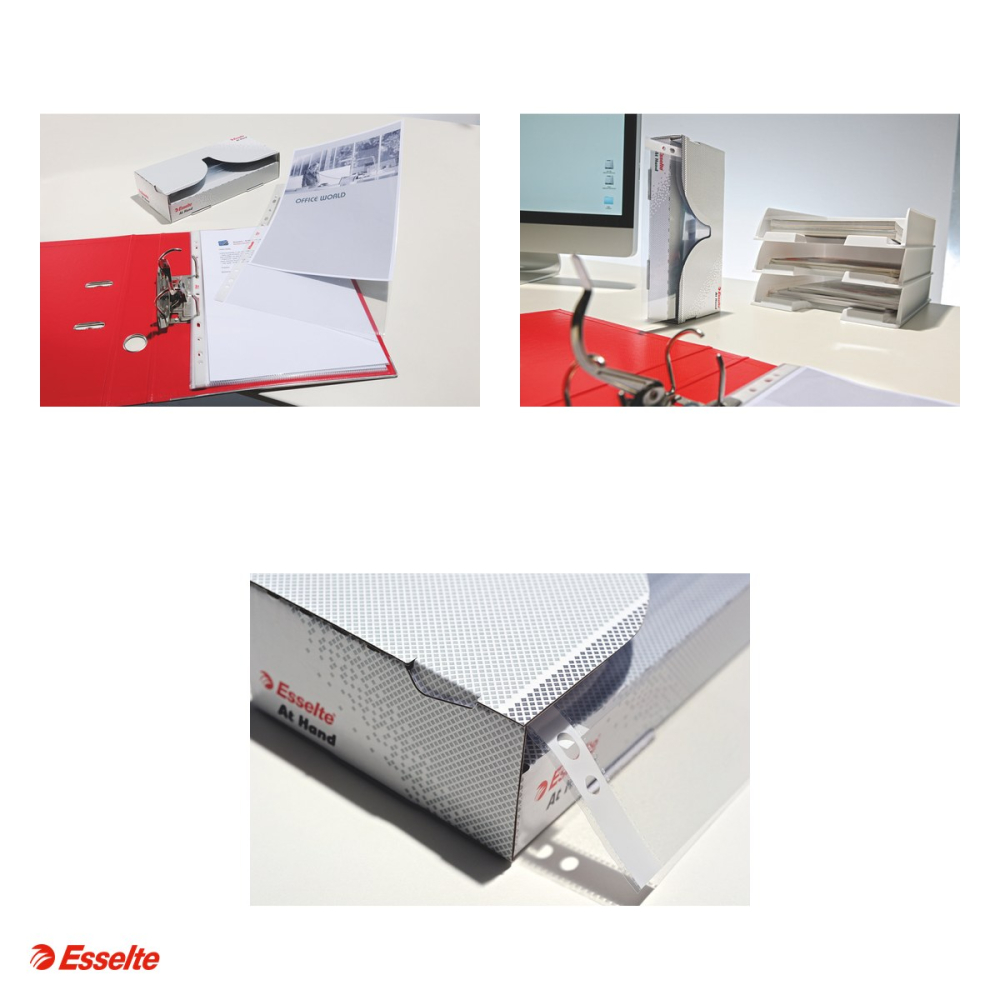 Dispenser folie de protectie Esselte, PP, A4, 55 microni, cristal, incolor [4]
