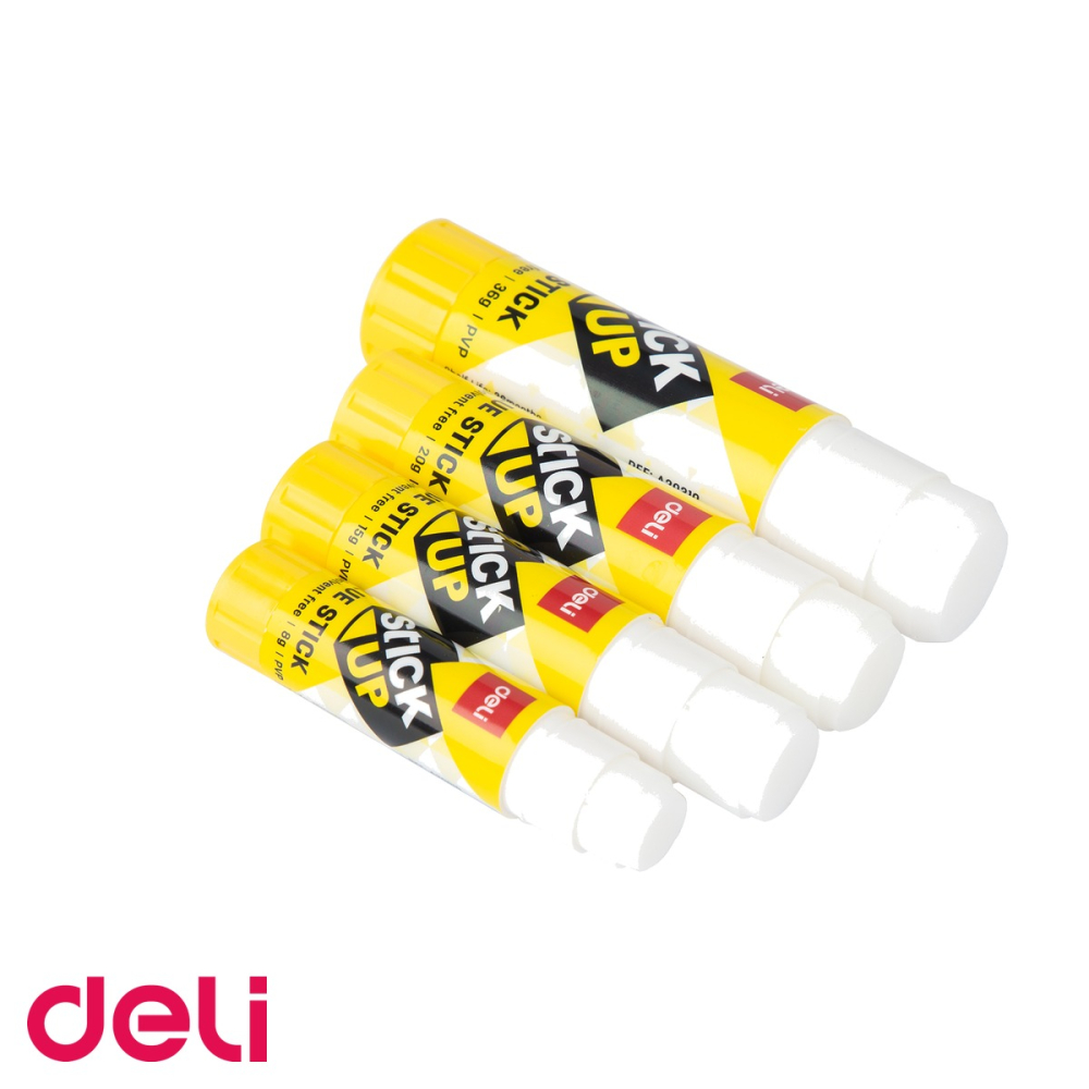 Display 60 bucati lipici stick Deli, adeziv solid pentru birou si scoala [5]