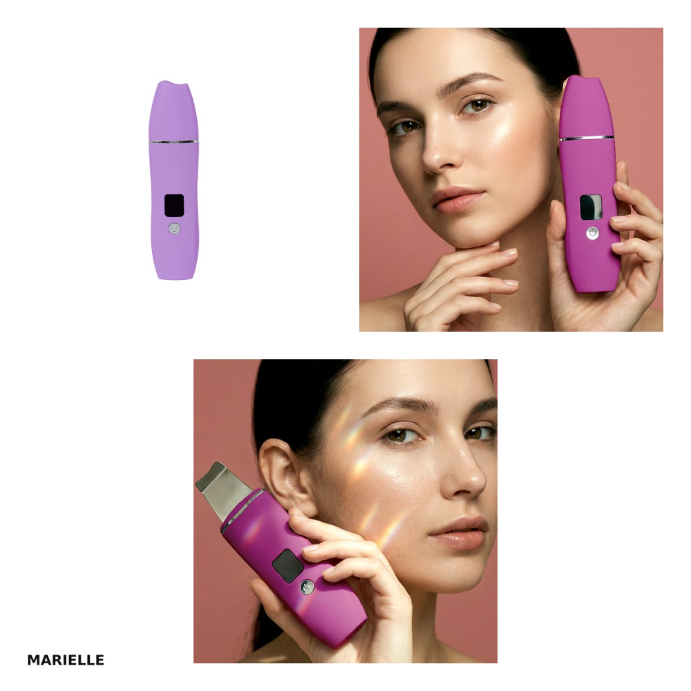 Dispozitiv de peeling hidratant si ingrijire a pielii, Marielle MPK Skin Scrubber, cu ultrasunete, iontoforeza si microcurenti EMS [4]