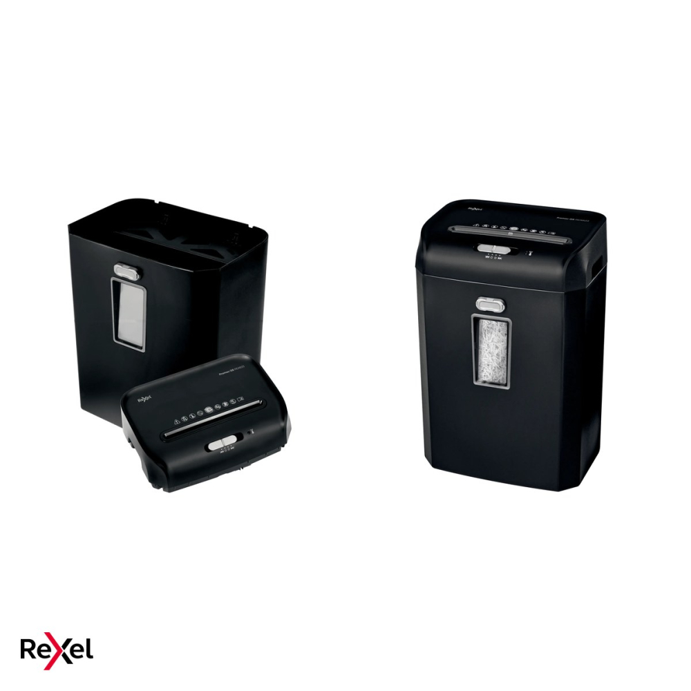 Distrugator de documente Rexel ProMax QS REX623 cu alimentare manuala, taiere cross-cut P-4 in particule de 4x40 mm, 6 coli, cos de 23 l cu geam de vizualizare, distruge capse si carduri [4]