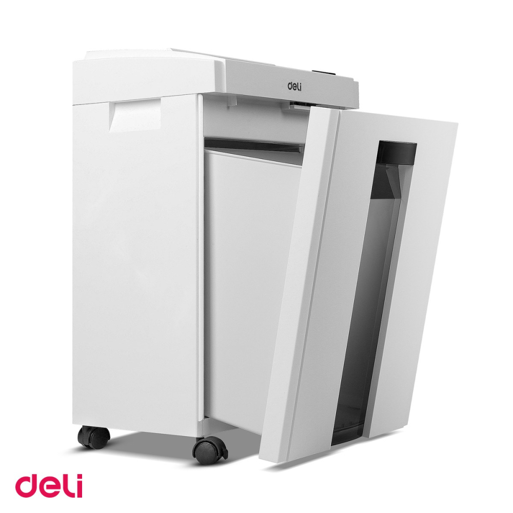Distrugator documente Deli 9952 Cross Cut, taiere cross-cut, 4x25, 10 coli, niv securitate 4, 550x350x250 mm [5]