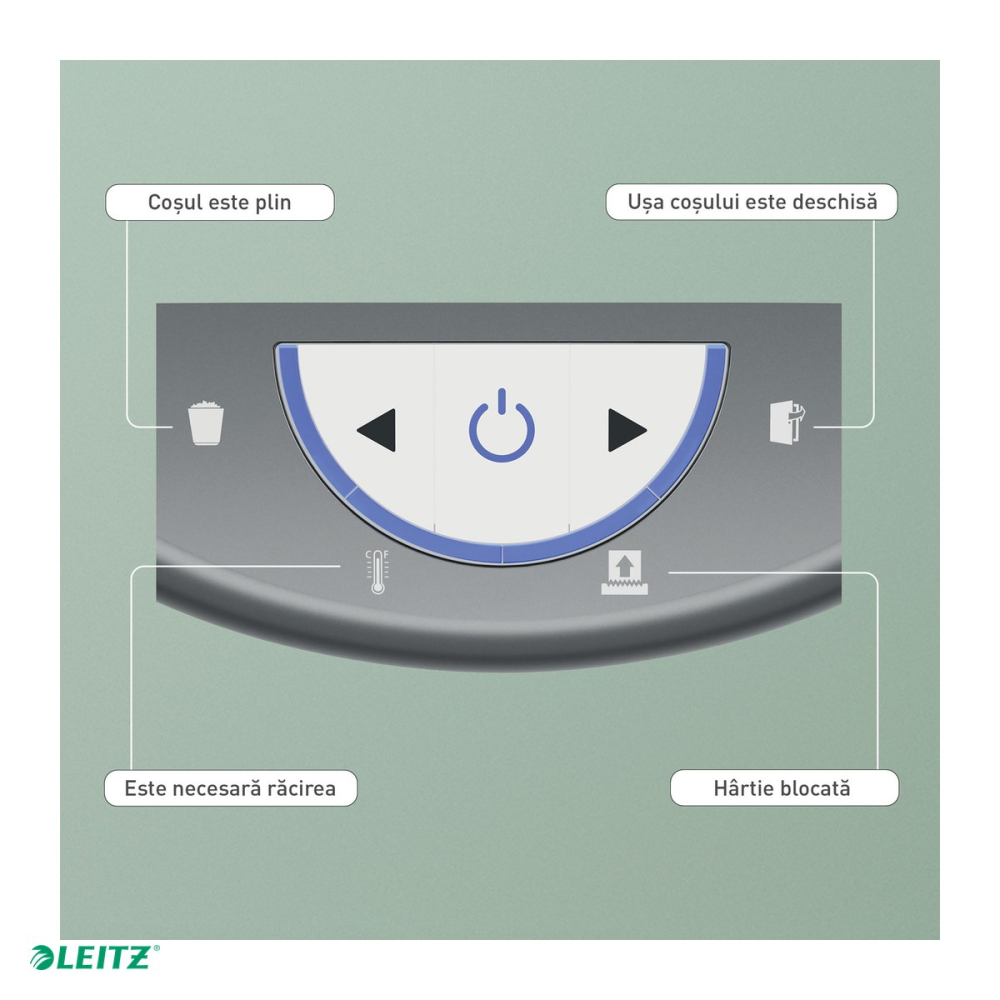 Distrugator Leitz IQ OptiMax Home Office 225 Micro Cut P5 15L - Alb [5]