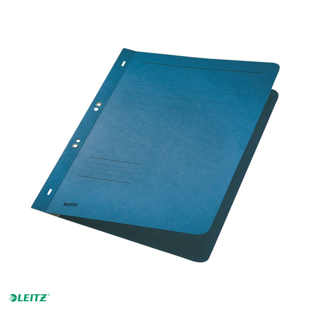 Dosar cu sina Leitz 1/1, carton, A4, cu capse, capacitate 170 coli, pentru arhivare, albastru [4]