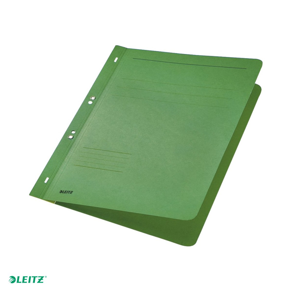 Dosar cu sina Leitz 1/1, carton, A4, cu capse, capacitate 170 coli, pentru arhivare, verde [4]
