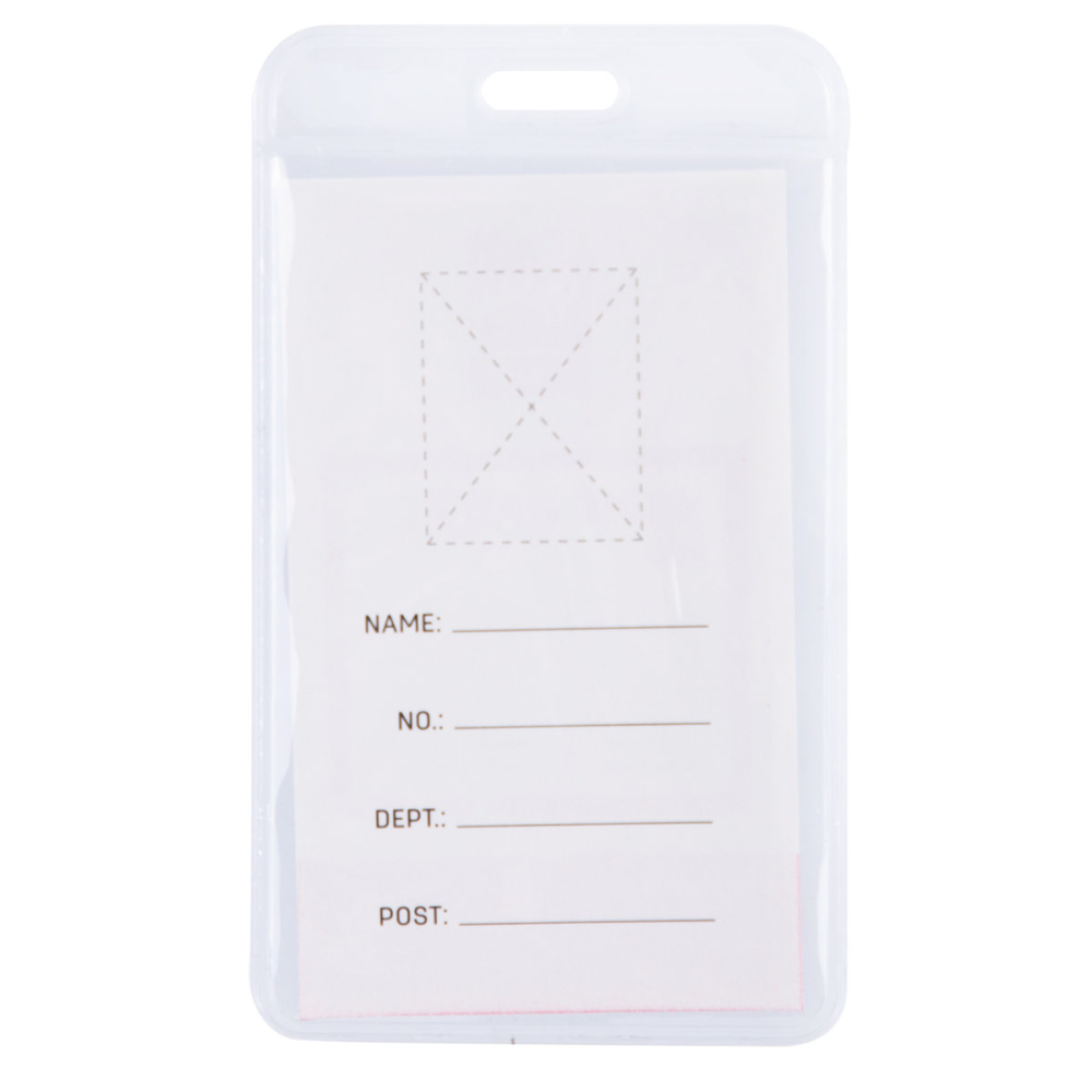 Ecuson Vertical Flexibil cu Clip Detasabil 54x90mm - Suport Versatil pentru Badge Vertical, Model 5753 [2]