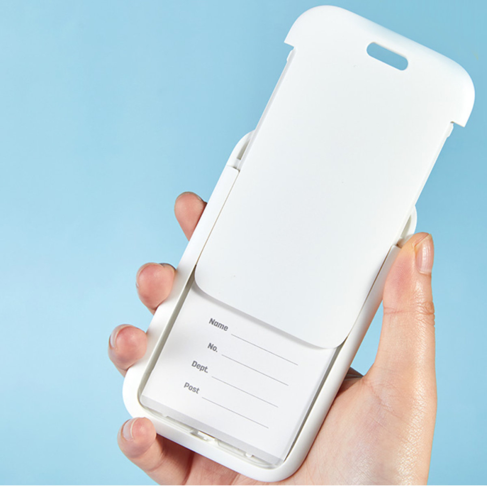 Ecuson Vertical Rigid ABS cu Snur Textil si Clip - Set Complet, Sistem Glisant Vertical, Model EF423, Culori Asortate [6]