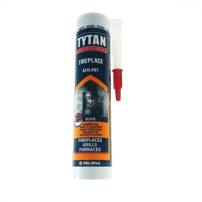 Etansant pentru seminee si cuptoare, 280ml, Fireplace sealant Tytan Professional 18024, negru [2]