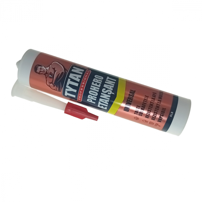 Etansant universal Prohero Tytan Professional 19137, 280ml, pentru sigilare, umplere si reparatii, alb [2]