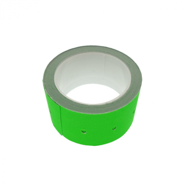 Etichete de pret autoadezive 21x12mm, verzi , la rola [3]