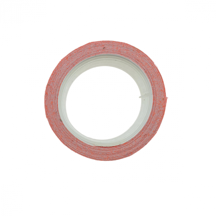 Etichete de pret autoadezive 22x12mm, la rola de 12g, rosu fluorescent [5]